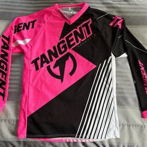 Tangent BMX jersey pink size small Unisex